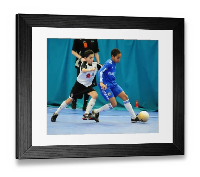 Framed Print : Bristol City Academy vs. Chelsea First Team: Futsal Tournament Clash (09-10)