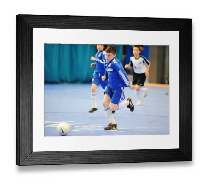 Framed Print : Bristol City Academy vs. Chelsea First Team: Season 09-10 Futsal Tournament Showdown