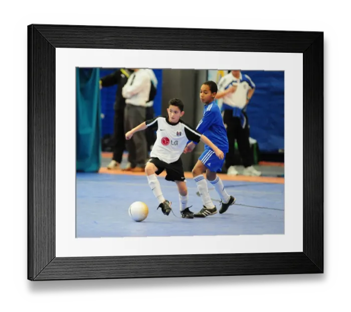 Framed Print : Bristol City Academy vs. Chelsea: A Futsal Showdown - First Team Clash (Season 09-10)