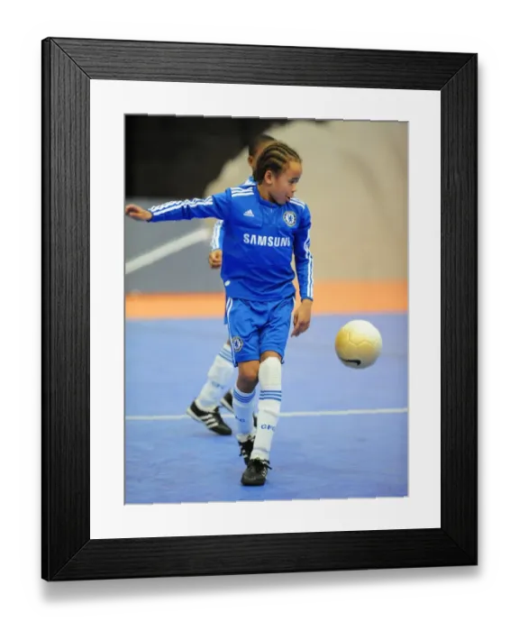 Framed Print : Clash of First Teams: 09-10 Football Tournament - Chelsea vs. Bristol City Academy (Futsal Edition): A Season Highlight for Chelsea Framed Print : Clash of First Teams: 09-10 Football Tournament - Chelsea vs. Bristol City Academy (Futsal Edition): A Season Highlight for Chelsea