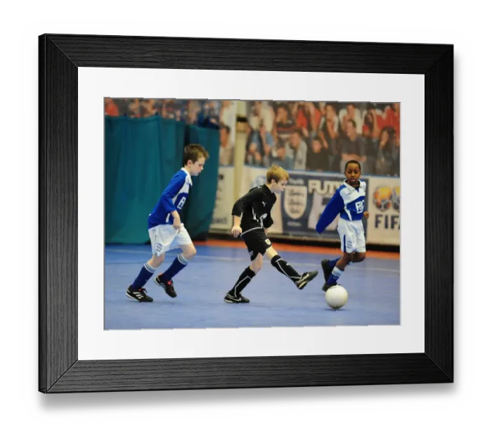 Framed Print : Bristol City vs Birmingham City: 09-10 Futsal Tournament - A Showdown between the First Teams Framed Print : Bristol City vs Birmingham City: 09-10 Futsal Tournament - A Showdown between the First Teams
