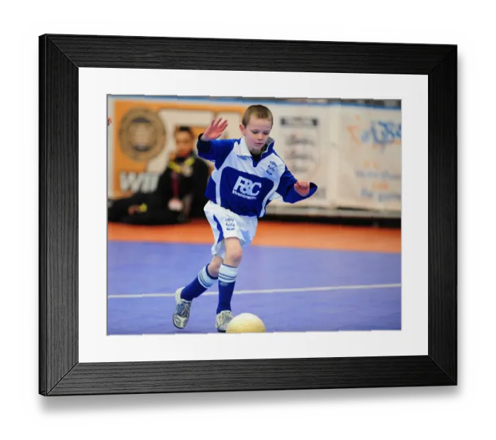 Framed Print : Battle of the Academies: 09-10 Futsal Tournament - Bristol City vs Birmingham City