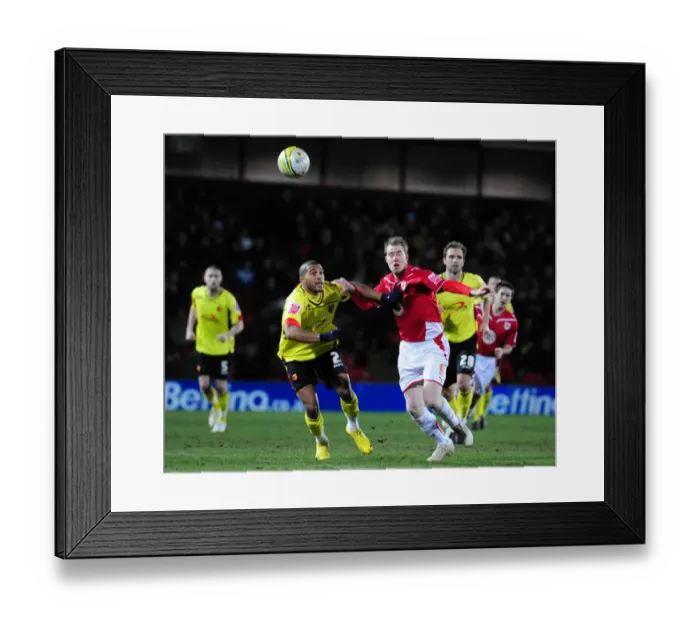Framed Print : Watford vs. Bristol City: A Football Rivalry - Season 09-10 Framed Print : Watford vs. Bristol City: A Football Rivalry - Season 09-10