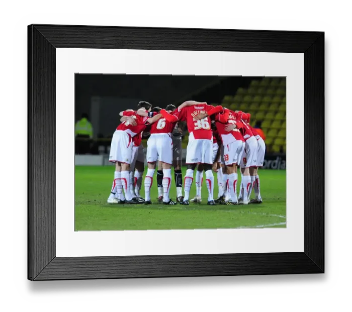 Framed Print : Watford vs. Bristol City: A Football Rivalry - Season 09-10 Framed Print : Watford vs. Bristol City: A Football Rivalry - Season 09-10