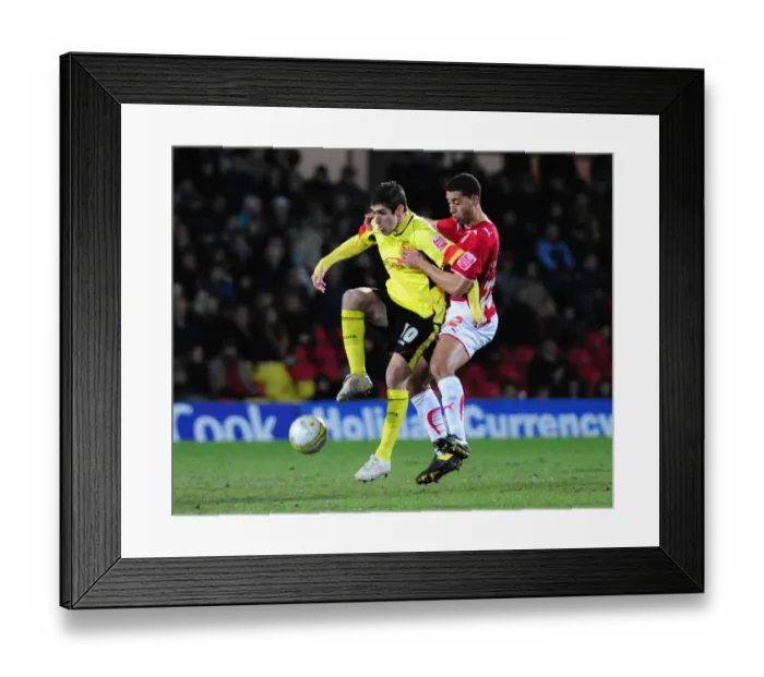 Framed Print : Watford vs. Bristol City: A Football Rivalry - Season 09-10