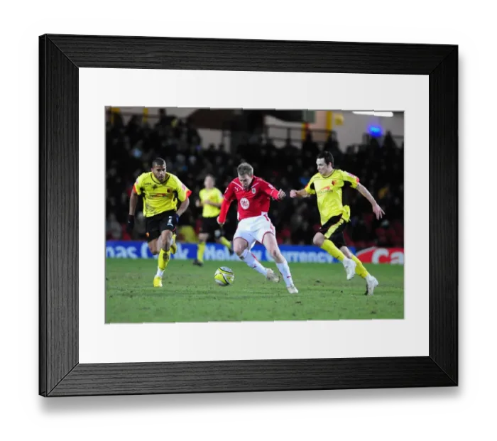 Framed Print : Watford vs. Bristol City: A Football Rivalry - Season 09-10 Framed Print : Watford vs. Bristol City: A Football Rivalry - Season 09-10