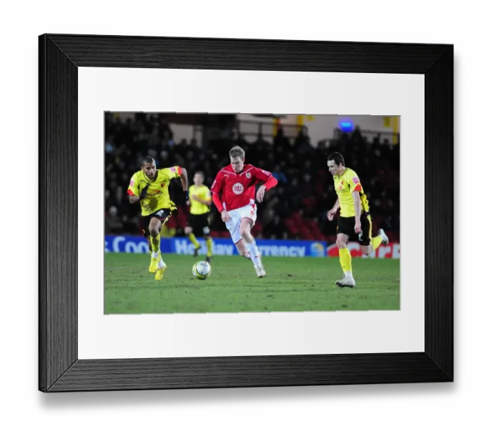 Framed Print : Watford vs. Bristol City: A Football Rivalry - Season 09-10