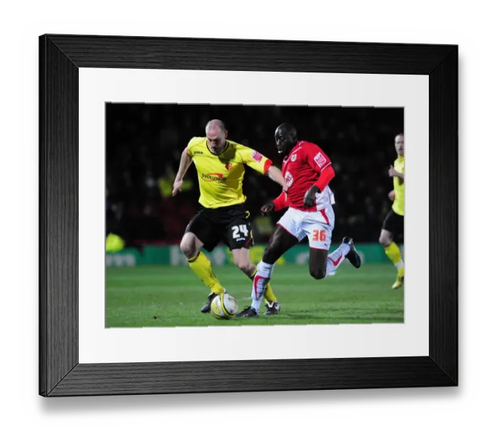 Framed Print : Watford vs. Bristol City: A Football Rivalry - Season 09-10 Framed Print : Watford vs. Bristol City: A Football Rivalry - Season 09-10