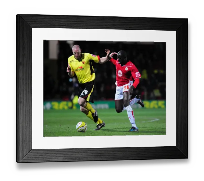Framed Print : Watford vs. Bristol City: A Football Rivalry - Season 09-10