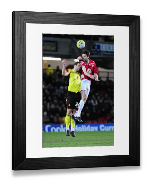Framed Print : A Football Rivalry: Watford vs. Bristol City - Season 09-10 Framed Print : A Football Rivalry: Watford vs. Bristol City - Season 09-10