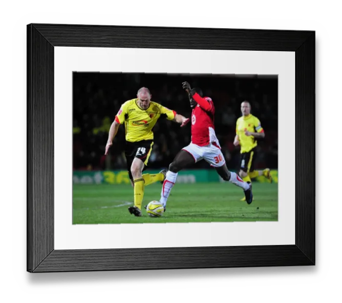 Framed Print : Watford vs. Bristol City: A Football Rivalry - Season 09-10 Framed Print : Watford vs. Bristol City: A Football Rivalry - Season 09-10