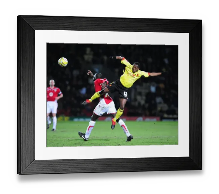 Framed Print : Watford vs. Bristol City: A Football Rivalry - Season 09-10
