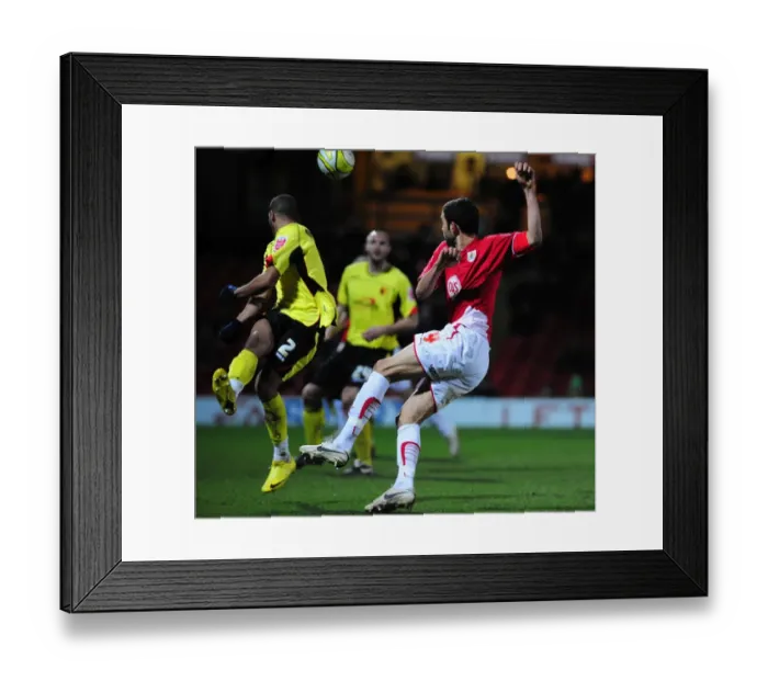 Framed Print : Watford vs. Bristol City: A Football Rivalry - Season 09-10