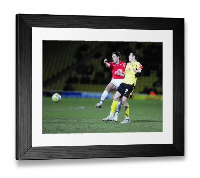 Framed Print : Watford vs. Bristol City: A Football Rivalry - Season 09-10 Framed Print : Watford vs. Bristol City: A Football Rivalry - Season 09-10
