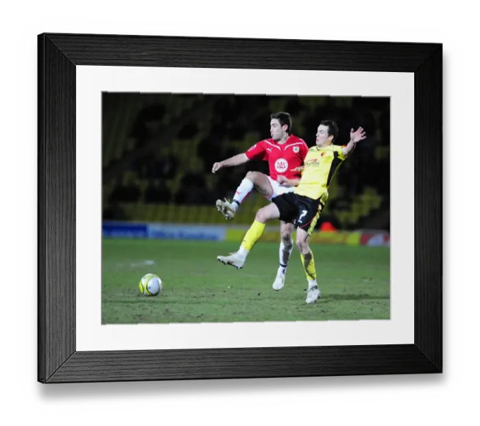 Framed Print : Watford vs. Bristol City: A Football Rivalry - Season 09-10 Framed Print : Watford vs. Bristol City: A Football Rivalry - Season 09-10