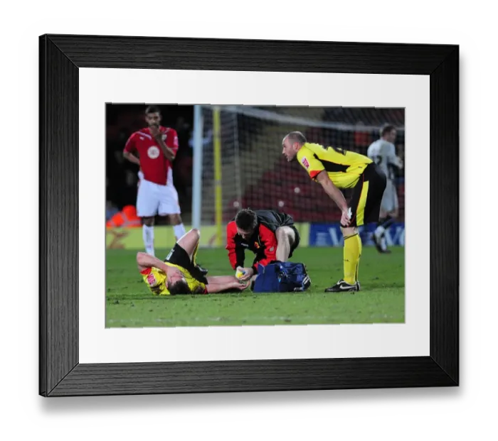 Framed Print : Watford vs. Bristol City: A Football Rivalry - Season 09-10