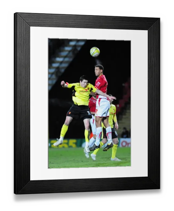 Framed Print : Watford vs. Bristol City: A Football Rivalry - Season 09-10 Framed Print : Watford vs. Bristol City: A Football Rivalry - Season 09-10