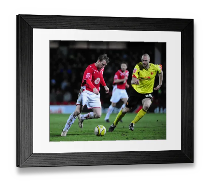 Framed Print : Watford vs. Bristol City: A Football Rivalry - Season 09-10 Framed Print : Watford vs. Bristol City: A Football Rivalry - Season 09-10