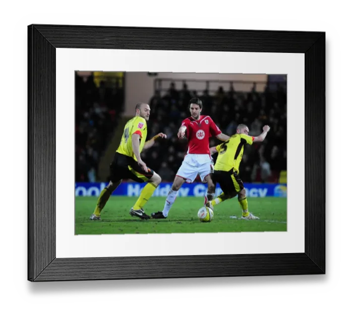 Framed Print : Watford vs. Bristol City: A Football Rivalry - Season 09-10 Framed Print : Watford vs. Bristol City: A Football Rivalry - Season 09-10