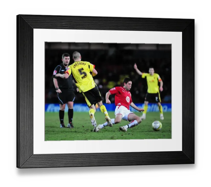 Framed Print : Watford vs. Bristol City: Season 09-10 - Football Rivalry Framed Print : Watford vs. Bristol City: Season 09-10 - Football Rivalry