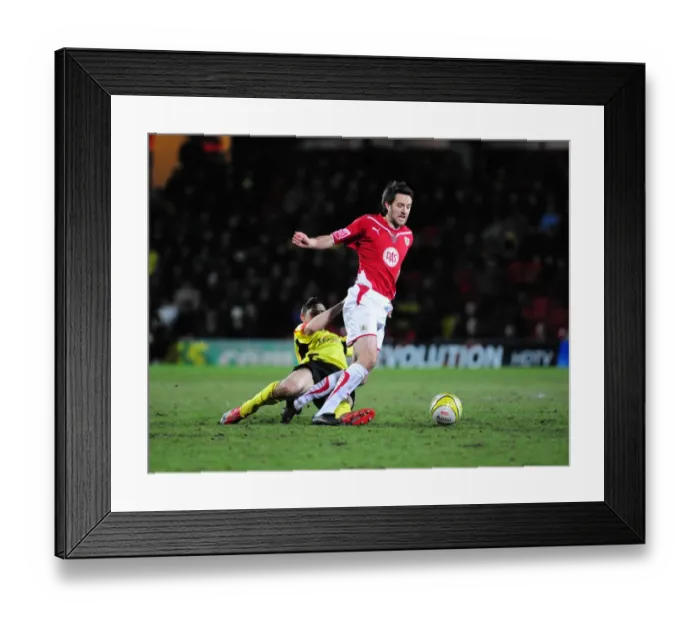 Framed Print : Watford vs. Bristol City: A Football Rivalry - Season 09-10