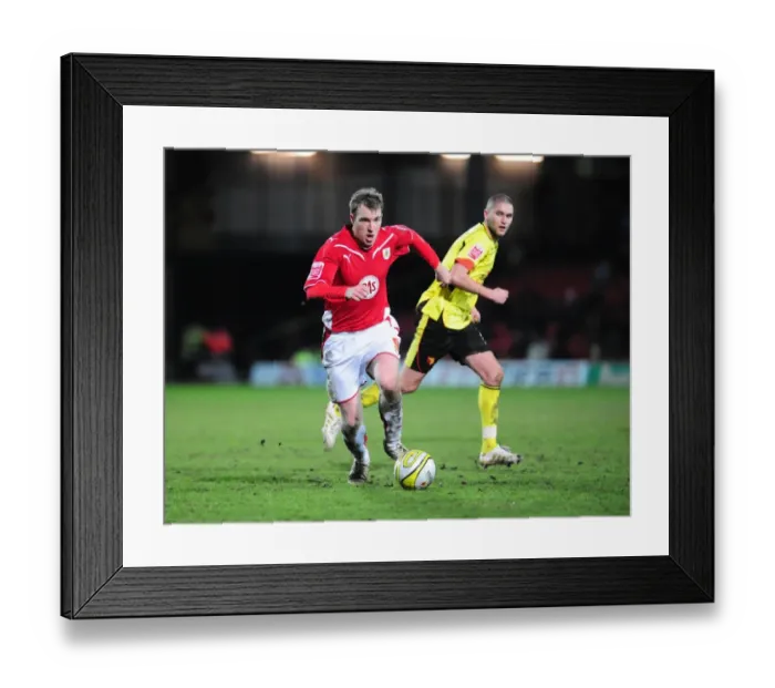 Framed Print : Watford vs. Bristol City: Season 09-10 Football Showdown Framed Print : Watford vs. Bristol City: Season 09-10 Football Showdown