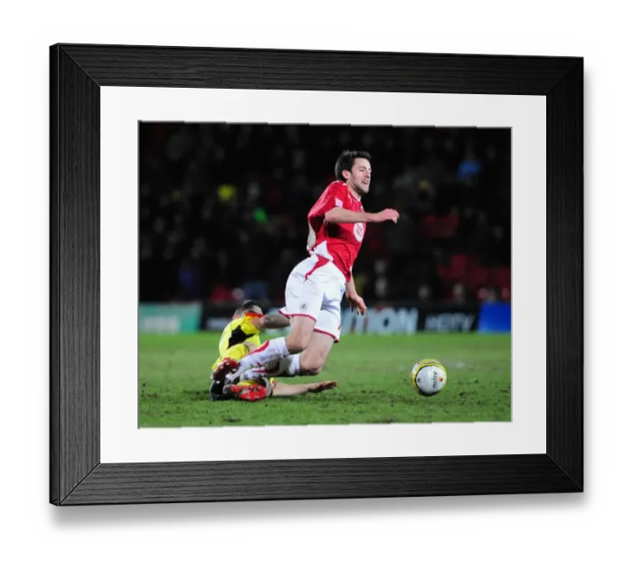 Framed Print : Watford vs. Bristol City: A Football Rivalry - Season 09-10 Framed Print : Watford vs. Bristol City: A Football Rivalry - Season 09-10
