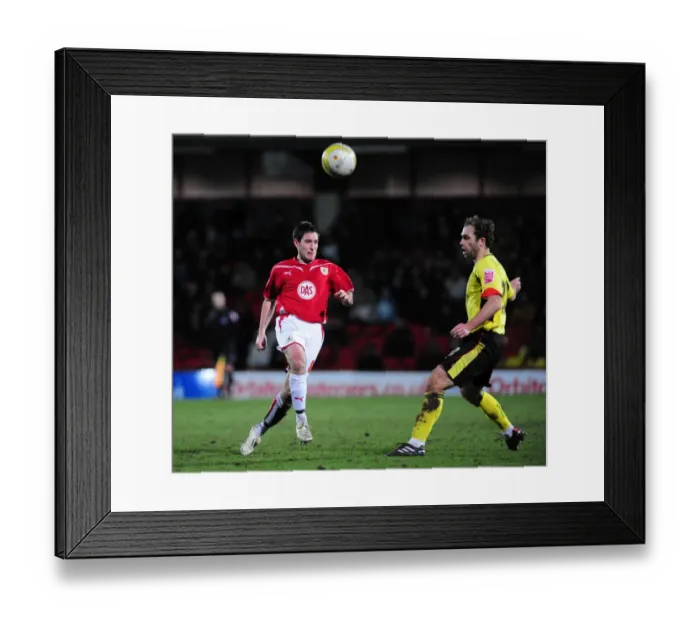 Framed Print : Watford vs. Bristol City: A Football Rivalry - Season 09-10