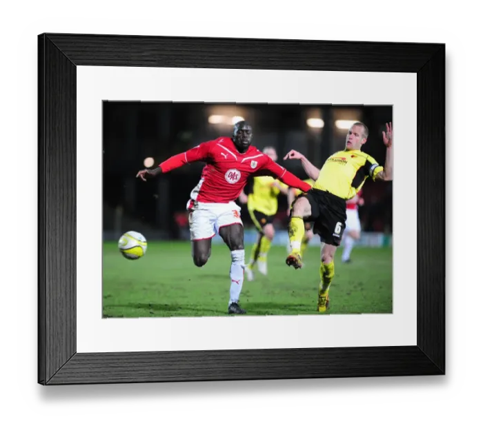 Framed Print : Watford vs. Bristol City: A Football Rivalry - Season 09-10 Framed Print : Watford vs. Bristol City: A Football Rivalry - Season 09-10