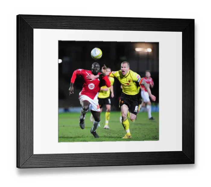 Framed Print : Watford vs. Bristol City: A Football Rivalry - Season 09-10 Framed Print : Watford vs. Bristol City: A Football Rivalry - Season 09-10