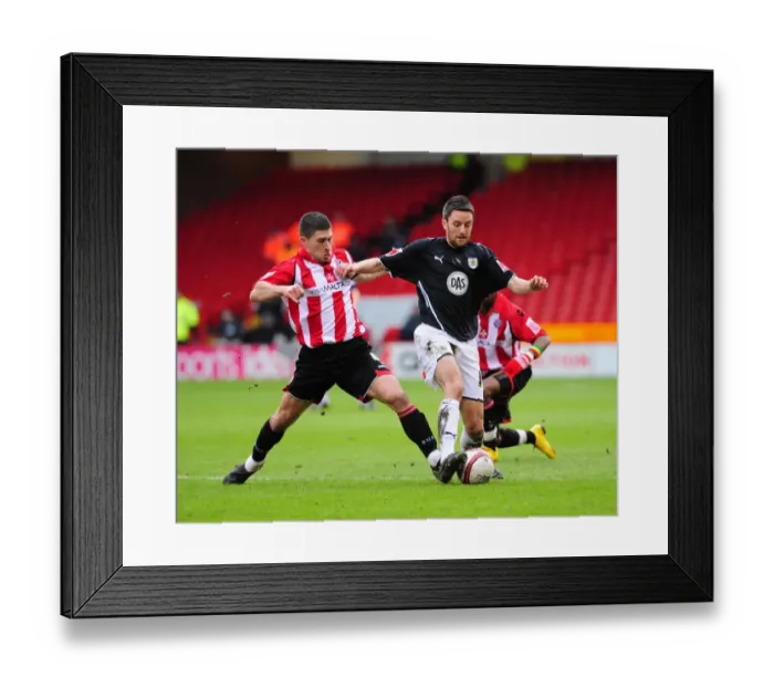 Framed Print : Bristol City vs. Sheffield United: A Football Rivalry - Season 09-10 Framed Print : Bristol City vs. Sheffield United: A Football Rivalry - Season 09-10