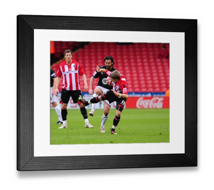 Framed Print : Bristol City vs. Sheffield United: A Football Rivalry - Season 09-10 Framed Print : Bristol City vs. Sheffield United: A Football Rivalry - Season 09-10