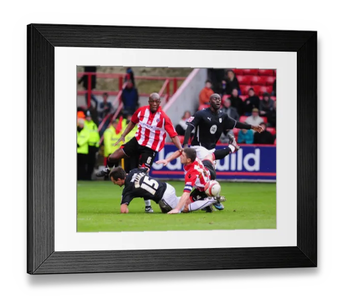 Framed Print : Bristol City vs. Sheffield United: A Football Rivalry - Season 09-10 Framed Print : Bristol City vs. Sheffield United: A Football Rivalry - Season 09-10