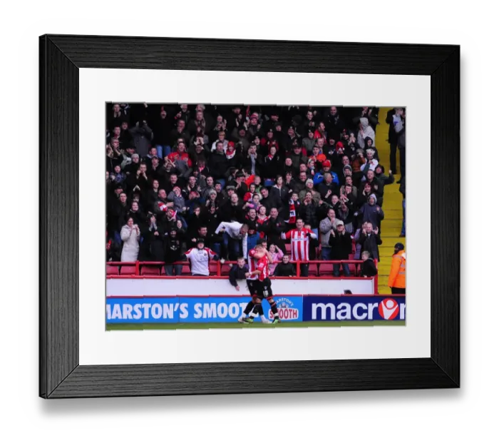 Framed Print : Bristol City vs. Sheffield United: A Football Rivalry - Season 09-10