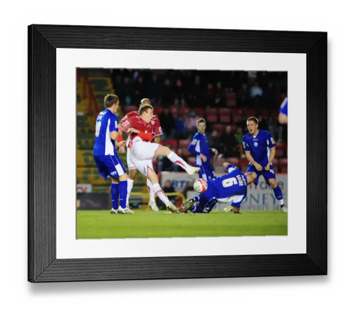 Framed Print : Bristol City vs. Leicester City: 09-10 Season