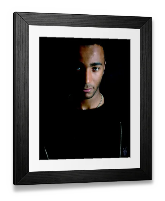 Framed Print : Nicky Maynard: Portrait of a Bristol City Football Star (2009-10)