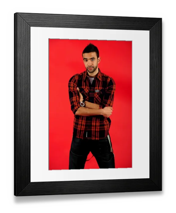 Framed Print : Liam Fontaine: Portrait of a Bristol City Footballer (2009-10) Framed Print : Liam Fontaine: Portrait of a Bristol City Footballer (2009-10)