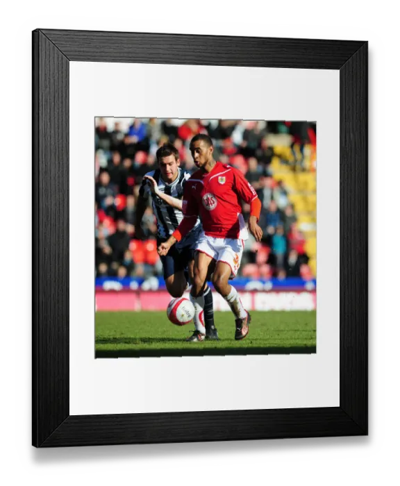 Framed Print : Bristol City vs. West Bromwich Albion: A Football Rivalry - Season 09-10