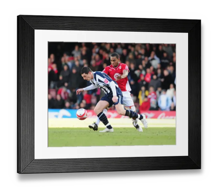 Framed Print : Bristol City vs. West Bromwich Albion: A Football Rivalry - Season 09-10