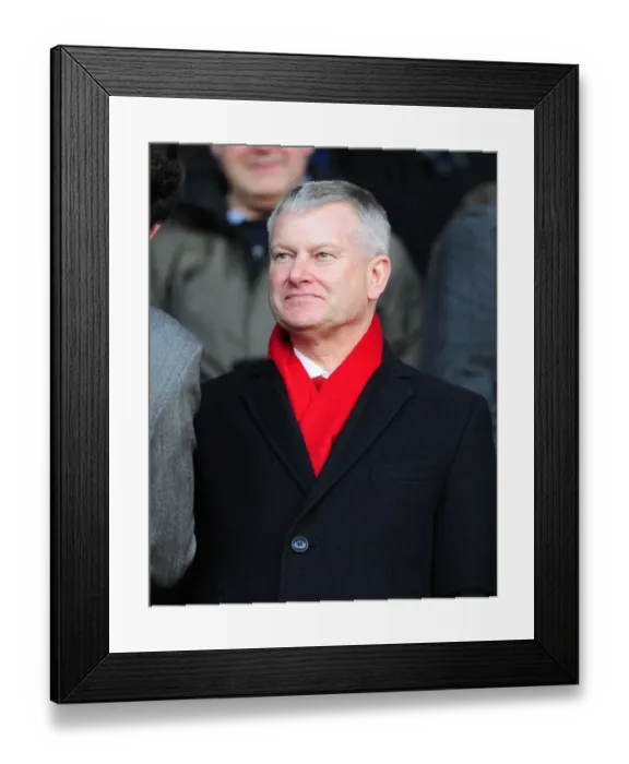 Framed Print : Bristol City Chairman Steve Lansdown
