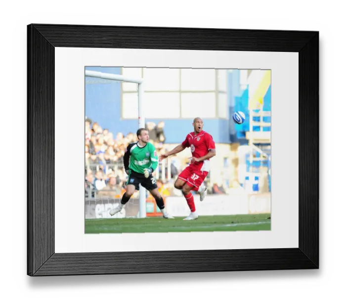 Framed Print : Clash of Titans: Ipswich Town vs. Bristol City (Season 09-10)