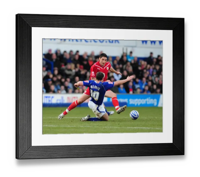 Framed Print : Clash of Titans: Ipswich Town vs. Bristol City (Season 09-10)