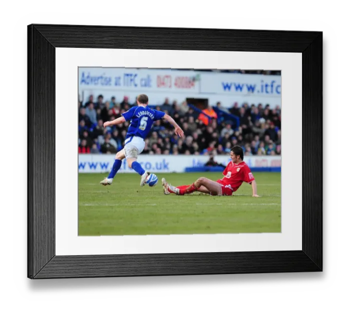 Framed Print : Clash of Titans: Ipswich Town vs. Bristol City (Season 09-10)