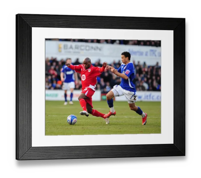 Framed Print : Bristol City vs. Ipswich Town: A Season 09-10 Football Showdown - Clash of Champions Framed Print : Bristol City vs. Ipswich Town: A Season 09-10 Football Showdown - Clash of Champions