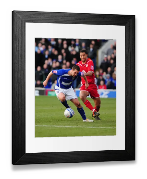 Framed Print : Clash of Titans: Ipswich Town vs. Bristol City (Season 09-10)