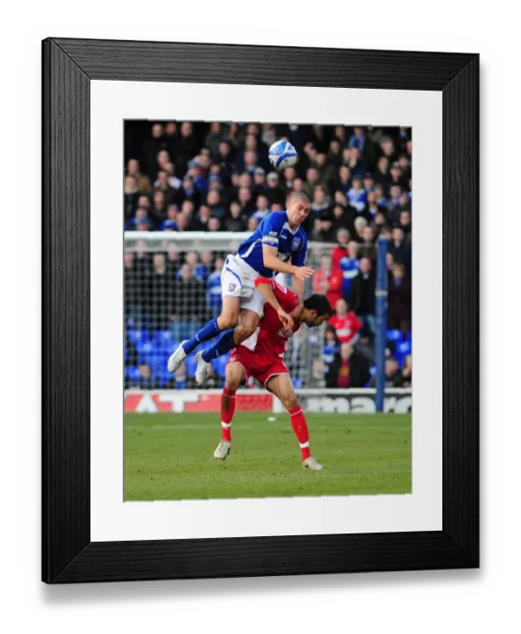 Framed Print : Football Rivalry: Season 09-10 - Ipswich Town vs. Bristol City