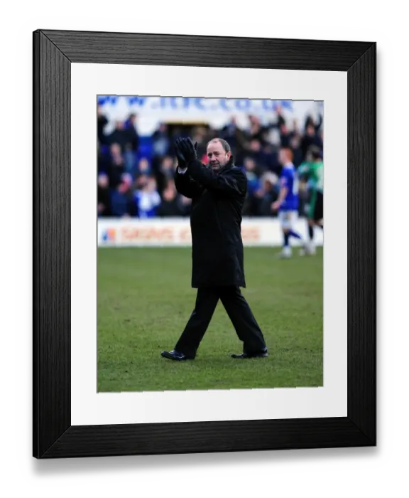 Framed Print : Clash of Titans: Ipswich Town vs. Bristol City (Season 09-10)