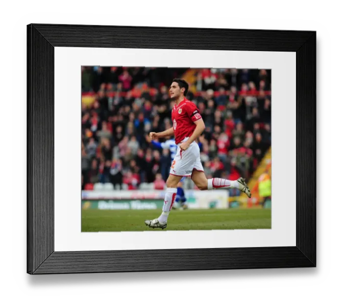 Framed Print : Bradley Orr's Euphoric Moment: Celebrating a Goal for Bristol City Against Doncaster Rovers Framed Print : Bradley Orr's Euphoric Moment: Celebrating a Goal for Bristol City Against Doncaster Rovers