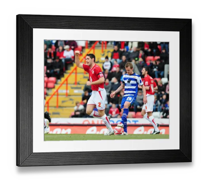 Framed Print : Bradley Orr's Euphoric Goal Celebration: Thrilling Moment as Bristol City Defeats Doncaster Rovers Framed Print : Bradley Orr's Euphoric Goal Celebration: Thrilling Moment as Bristol City Defeats Doncaster Rovers