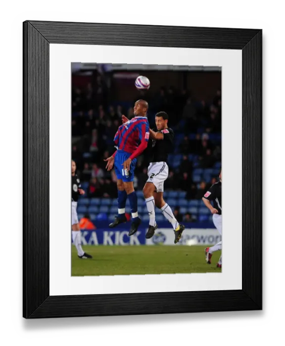 Framed Print : Challenge in the Sky: Andrew vs. Nyatanga at Selhurst Park, Crystal Palace vs. Bristol City (Football Championship, 09 / 03 / 2010) Framed Print : Challenge in the Sky: Andrew vs. Nyatanga at Selhurst Park, Crystal Palace vs. Bristol City (Football Championship, 09 / 03 / 2010)